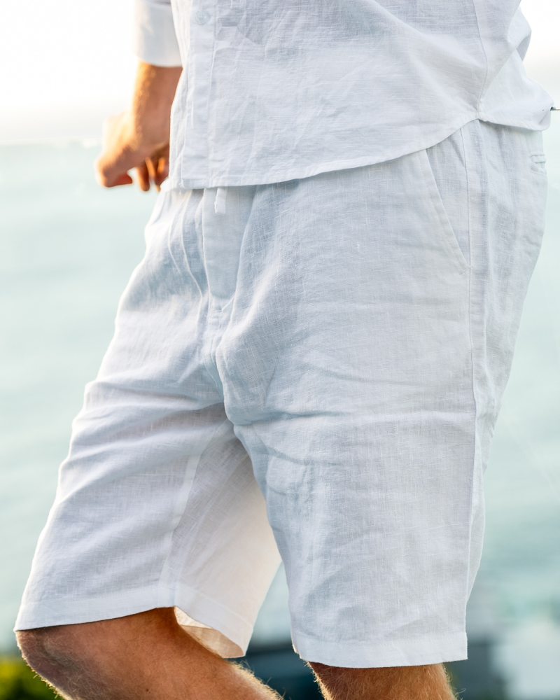 Casablanca - Premium linneshorts