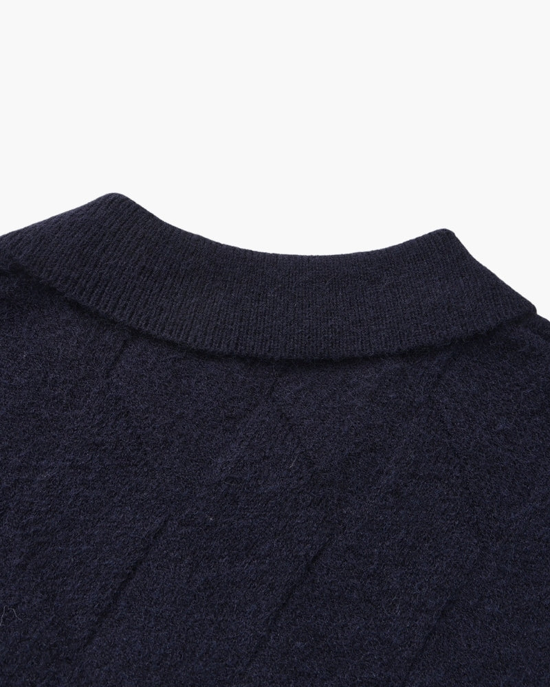 Heritage Diamond Strick-Zipper