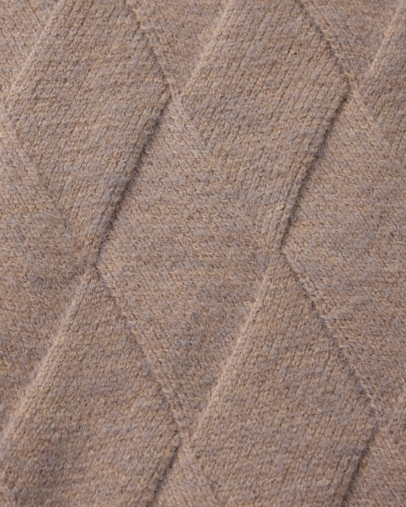Heritage Diamond Strick-Zipper