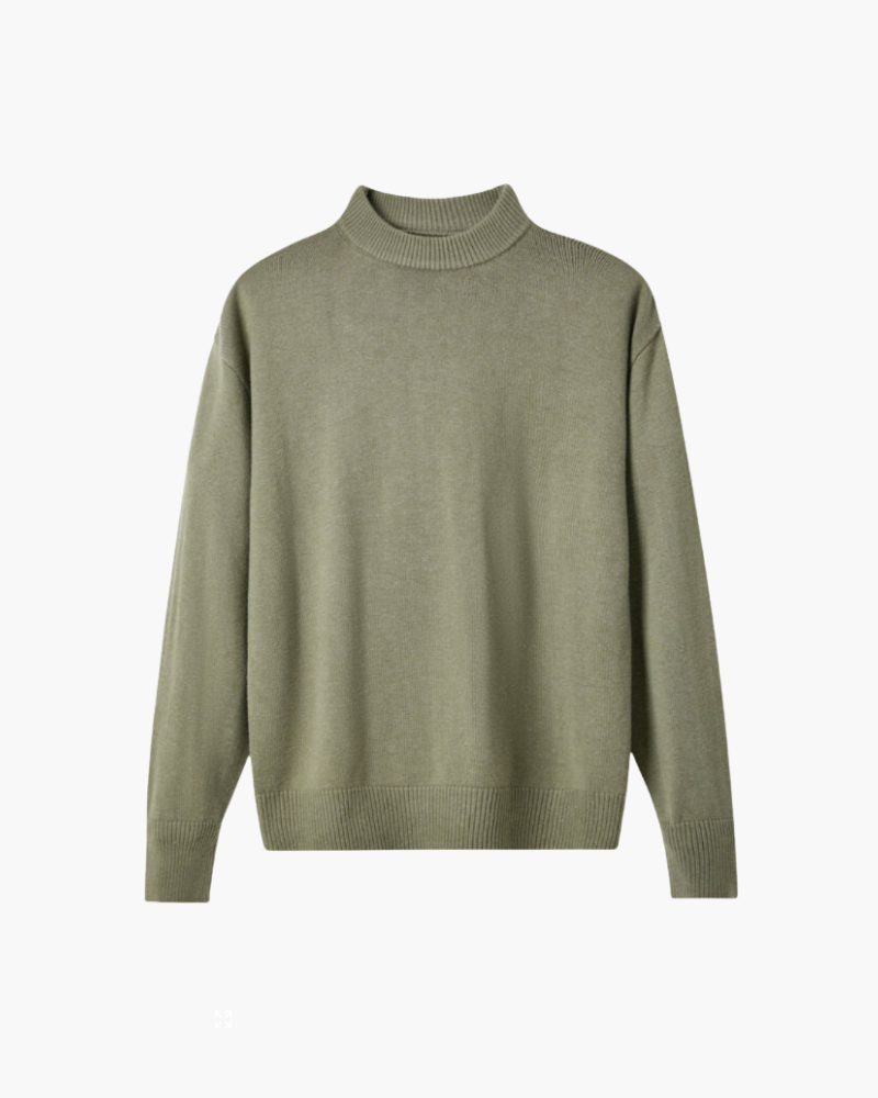 Rollkragenpullover aus 100 % Premiumwolle