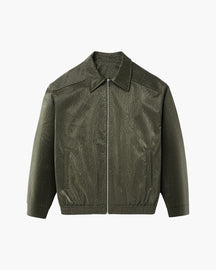 Minimalistische Reißverschlussjacke