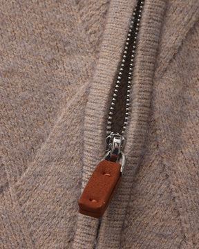 Heritage Diamond Strick-Zipper