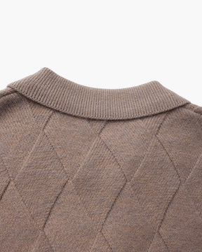 Heritage Diamond Strick-Zipper