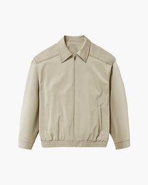 Minimalistische Reißverschlussjacke