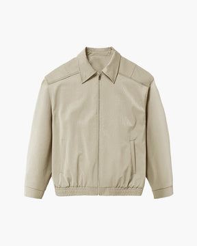 Minimalistische Reißverschlussjacke