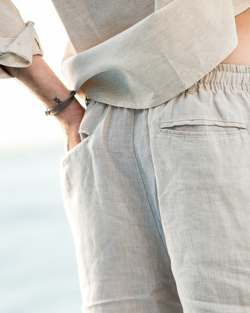Casablanca - Premium linneshorts