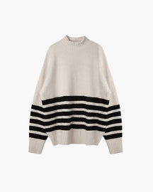 Der Küstenstreifenpullover