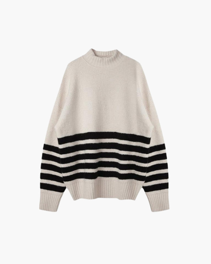 Der Küstenstreifenpullover