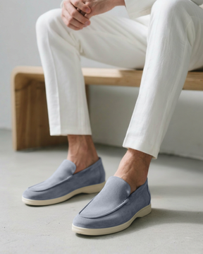 Wildleder-Loafer im Stil der 50er-Jahre