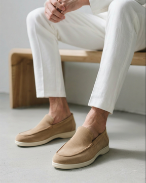 Wildleder-Loafer im Stil der 50er-Jahre