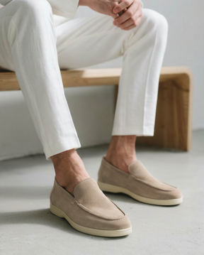 Wildleder-Loafer im Stil der 50er-Jahre